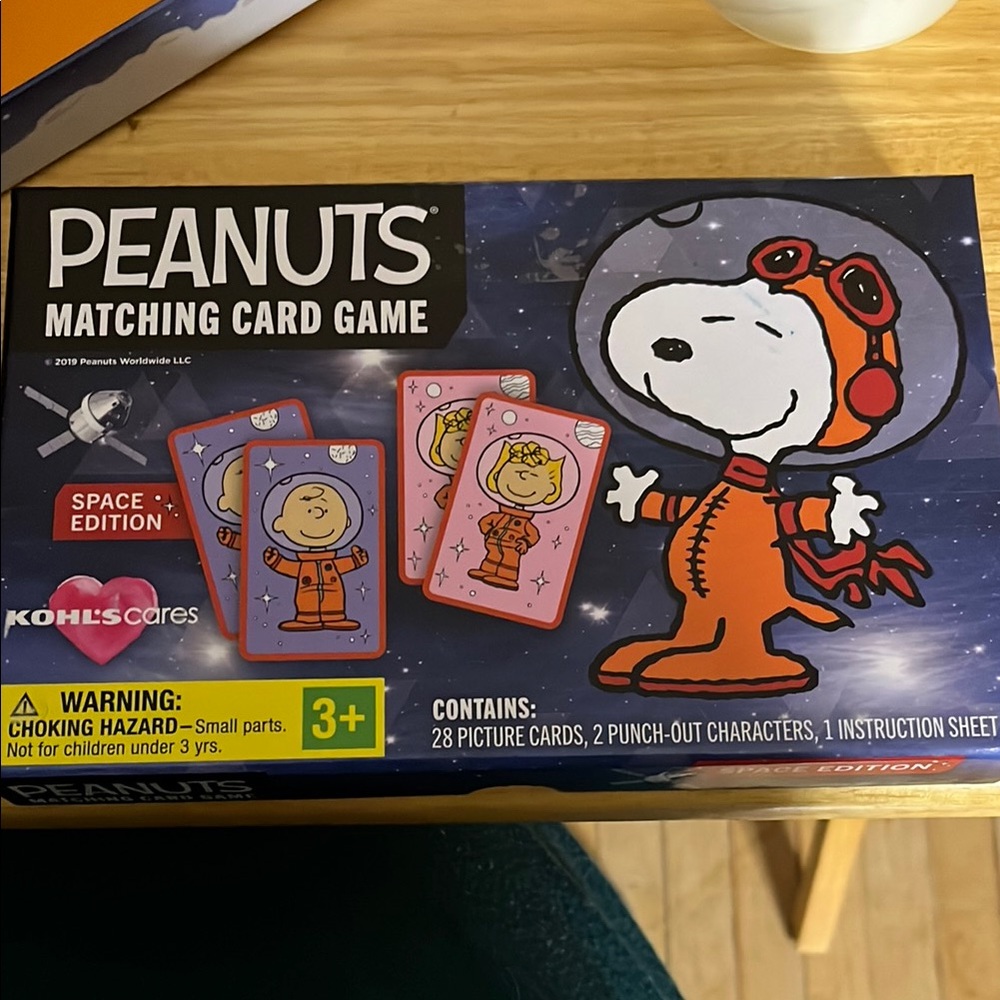 😄Peanuts matching card game 2019